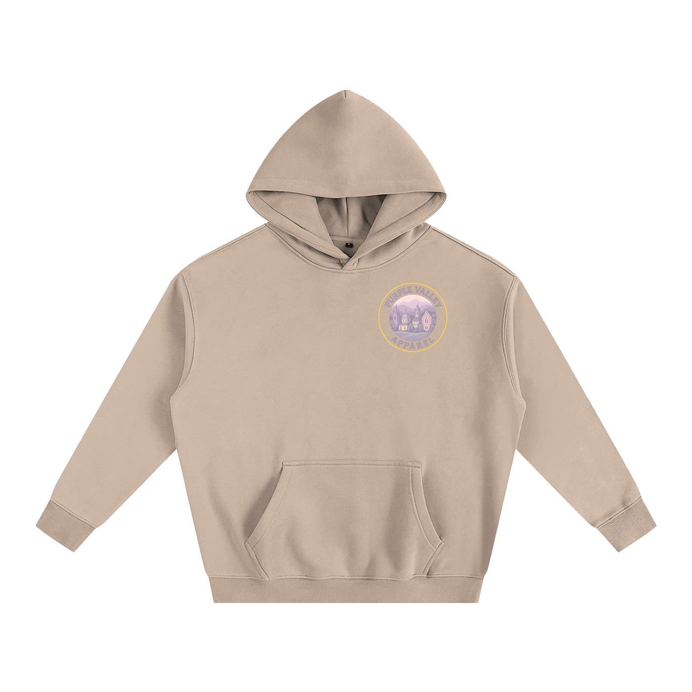 Pastel Purple Valley Collection Oversize Fleeced Hoodie VI