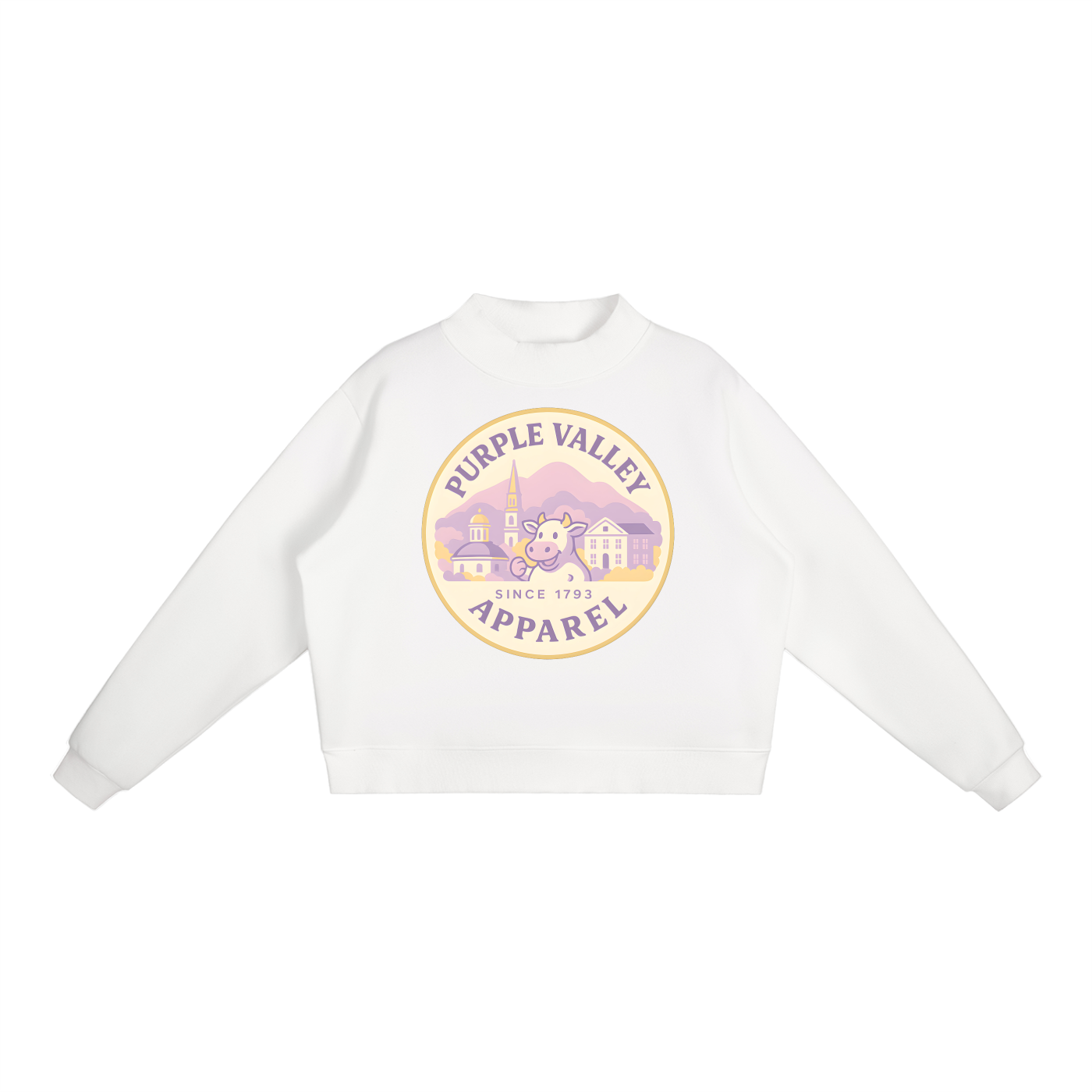 Pastel Purple Valley Collection Crewneck III