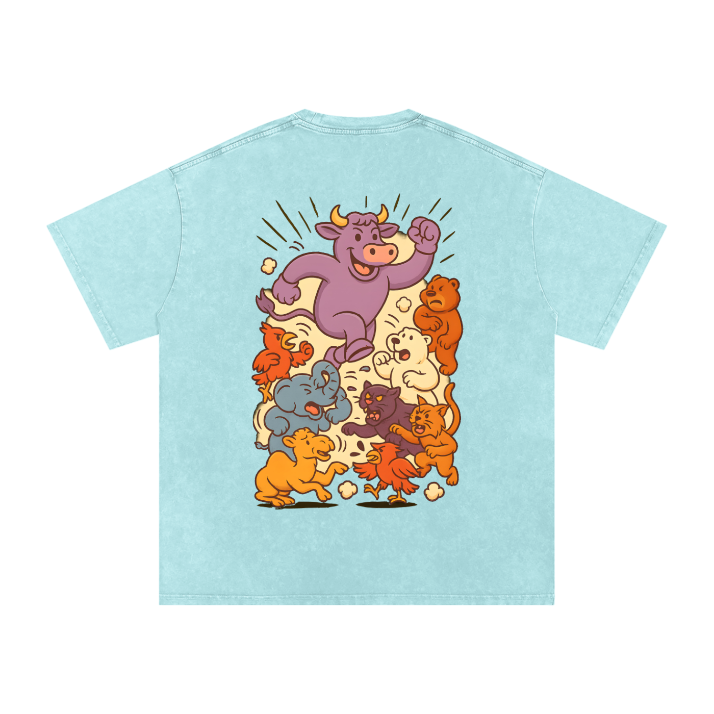 "Pastel Battle Royale" | Purple Valley Collection T-Shirt