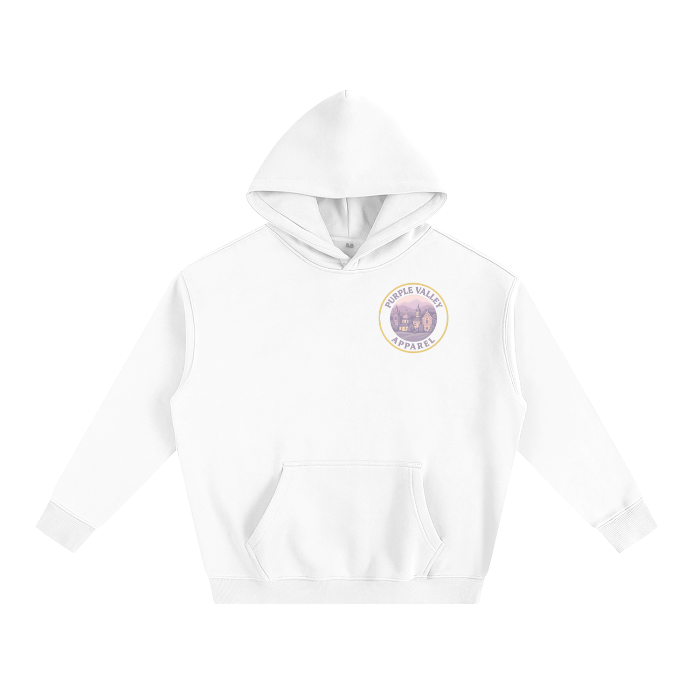Pastel Purple Valley Collection Oversize Fleeced Hoodie VI