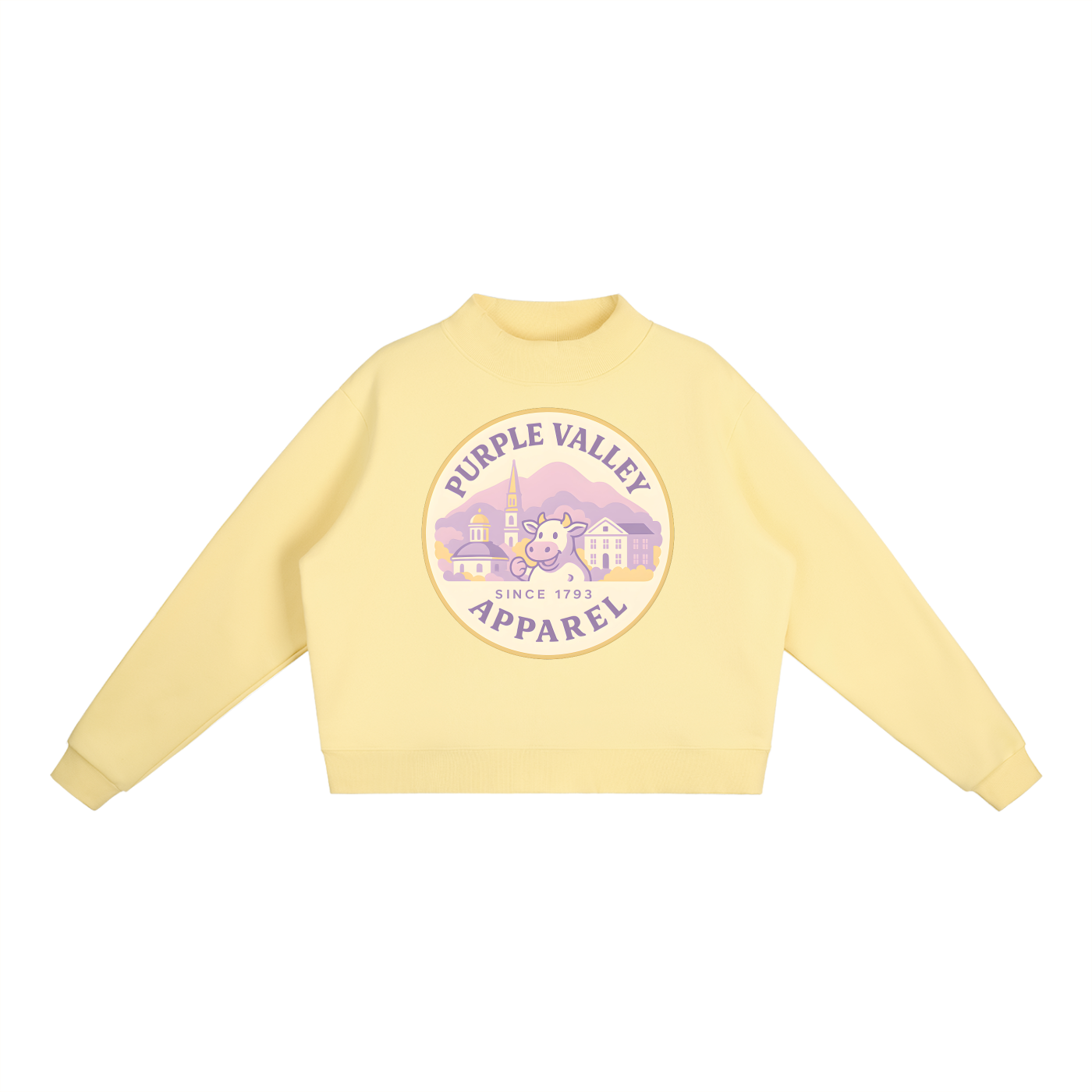 Pastel Purple Valley Collection Crewneck III