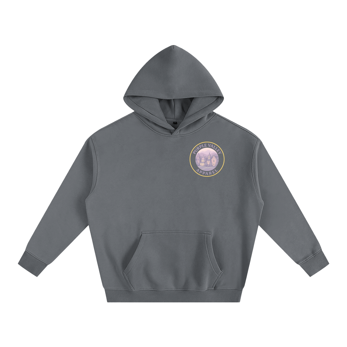 Pastel Purple Valley Collection Oversize Fleeced Hoodie VI