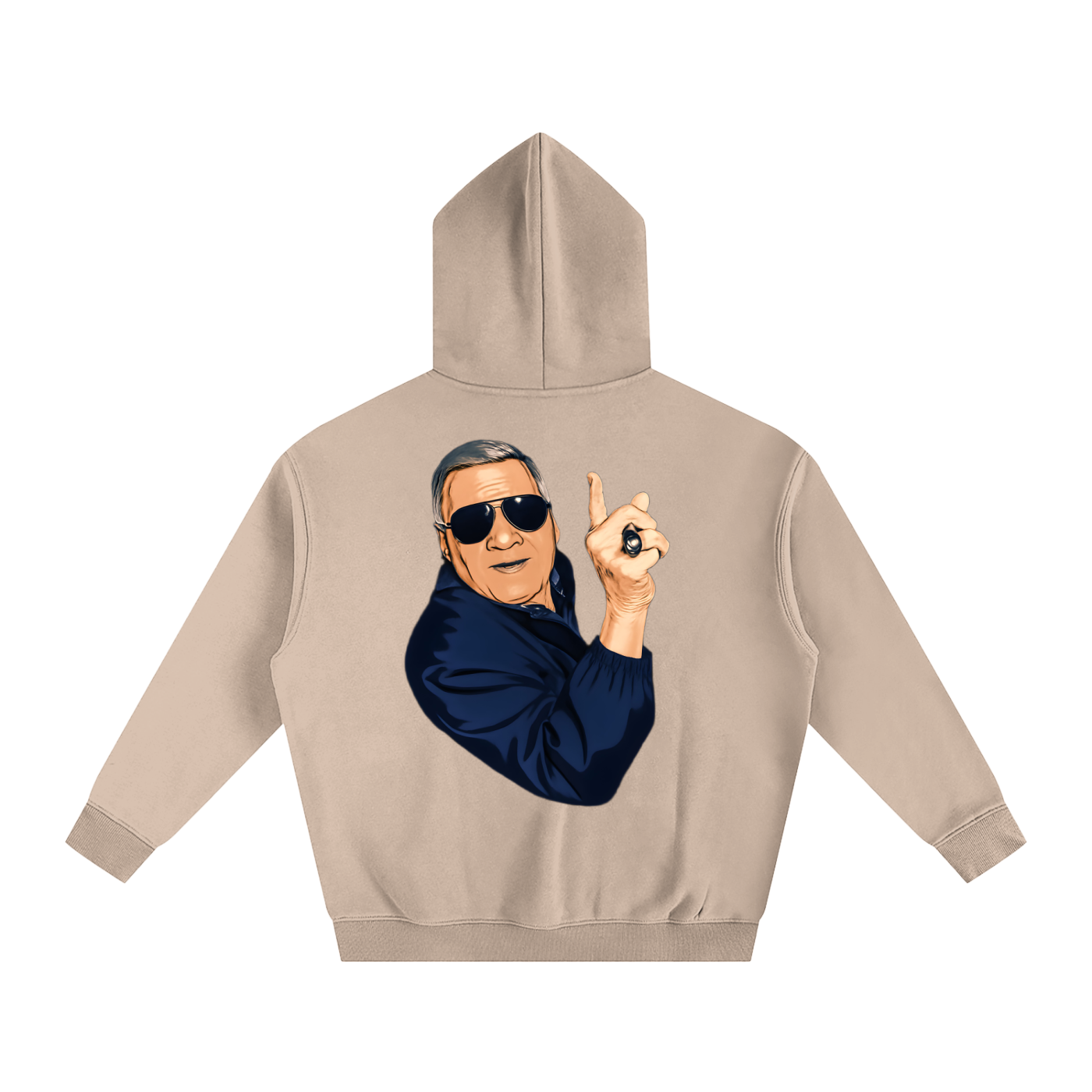 1793 Collection "George" Oversize Fleeced Hoodie V