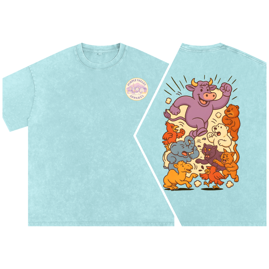"Pastel Battle Royale" | Purple Valley Collection T-Shirt