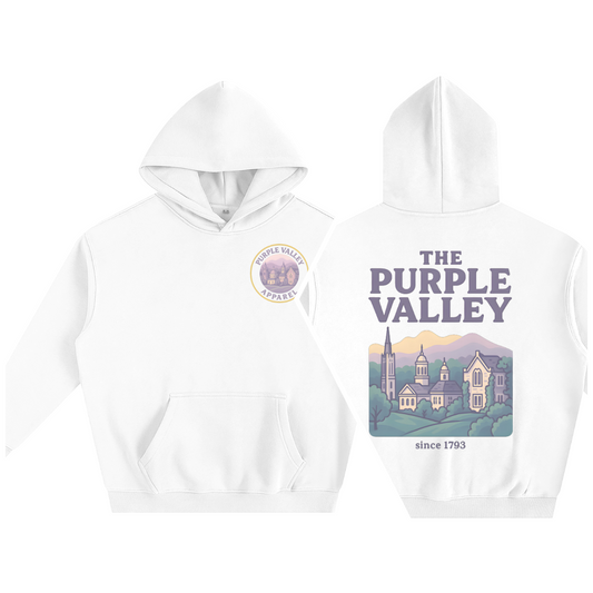 Pastel Purple Valley Collection Oversize Fleeced Hoodie VI